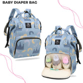 Mother Backpack for Baby Feeding and Nursing (Sky blue)